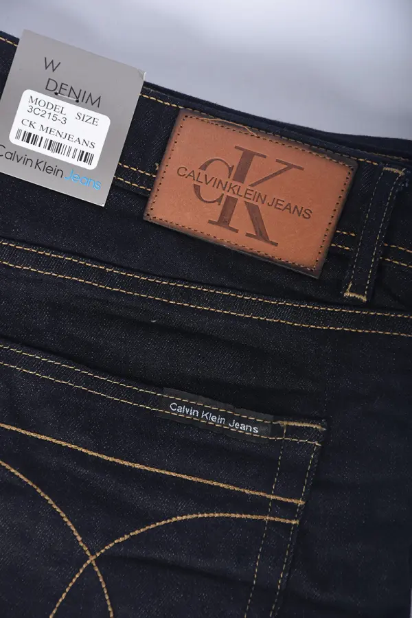 Jean Calvin Klein Coupe Normal Ref-CK86643 ( Bleu Petrole )